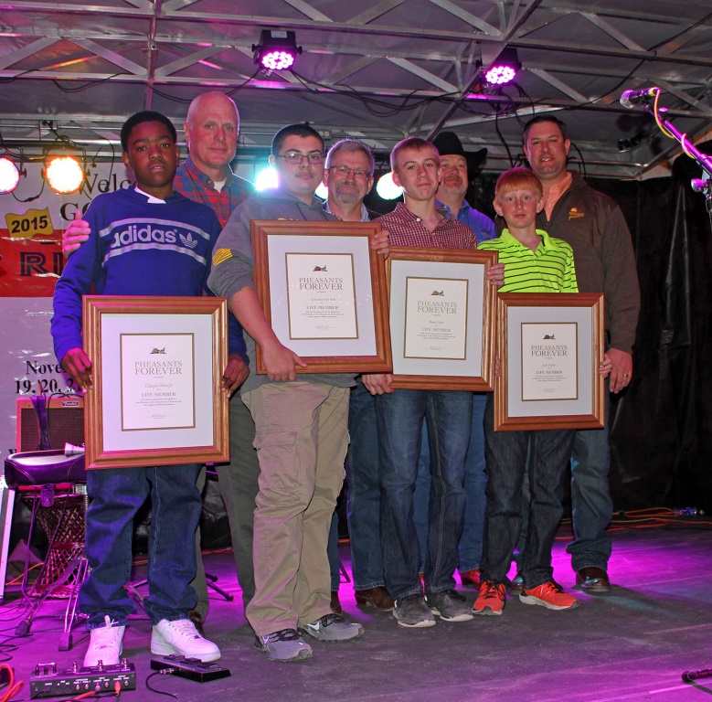 2015 Youth Hunters receive PF lifetime memberships